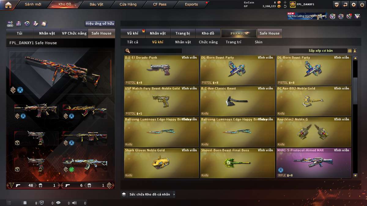 shop acc cf uy tin gia re
